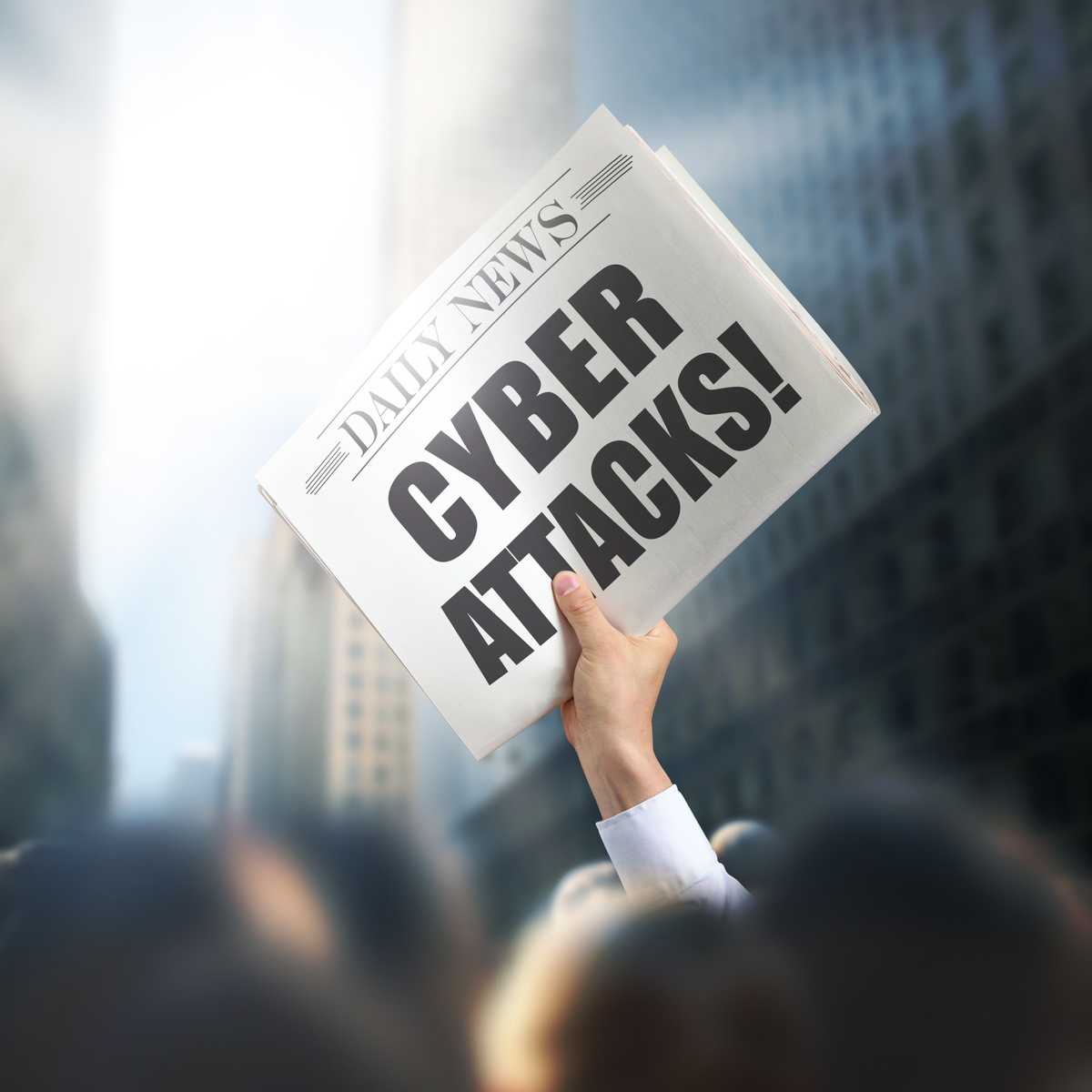 Holding Newspaper Cyber Attacks